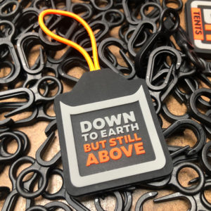 BA TENTS Rubber Zipper Pulls / Key Chain