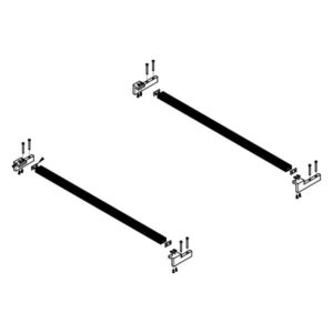 2009-24 Toyota 4Runner (Gen 5) Low Mount Roof Rail Crossbar System