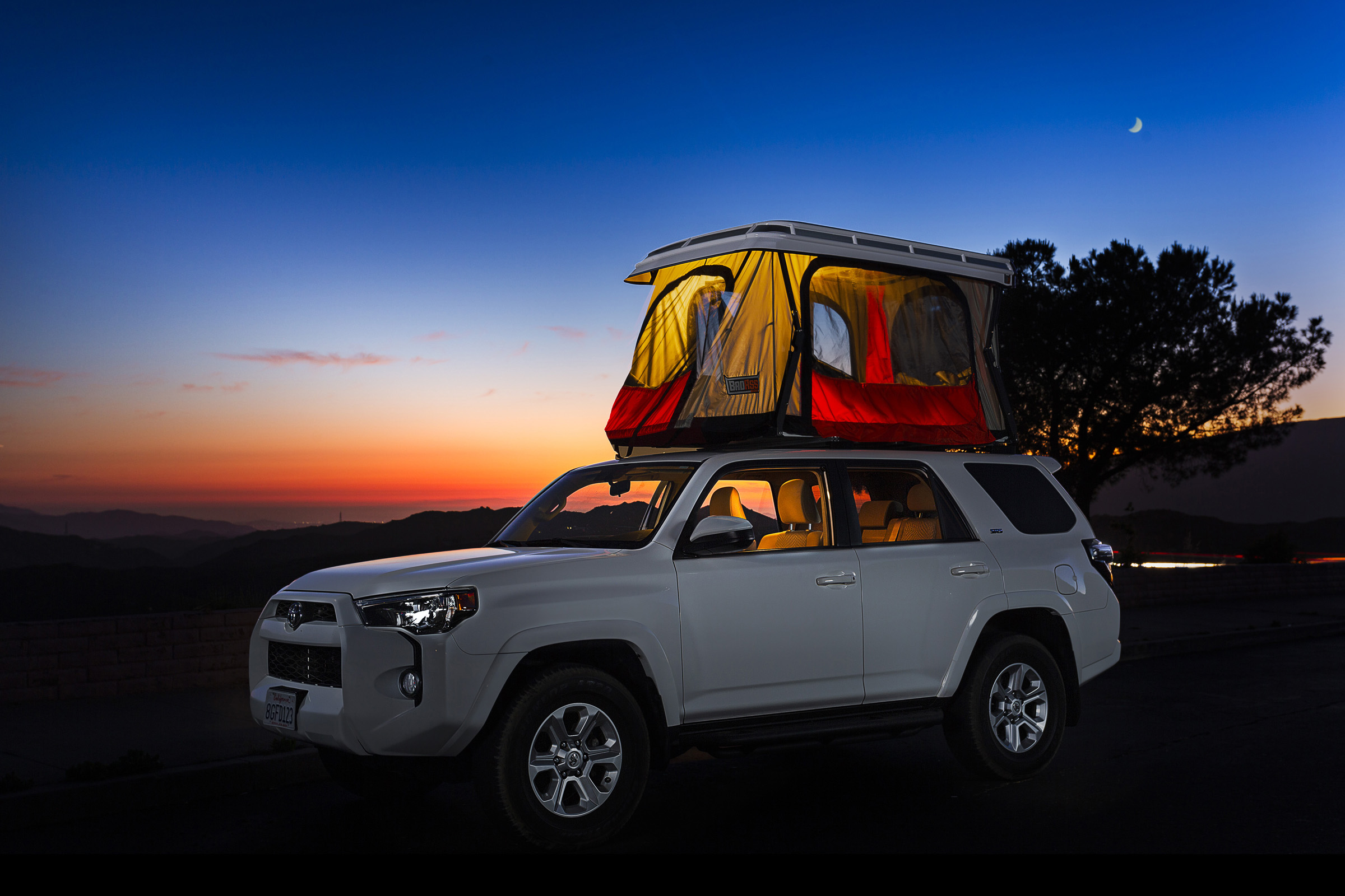 BADASS Tents CONVOY on Toyota 4Runner Gen 5 sunset