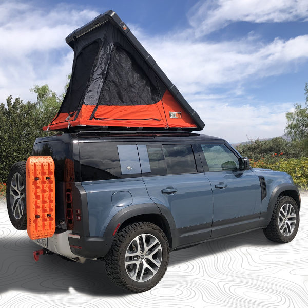 2020-23 Land Rover NEW Defender 90 & 110 RUGGED® Rooftop Tent w/ Low Mount Crossbars