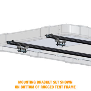 Universal Tent Mounting Standoff Brackets & hardware (set of 4)