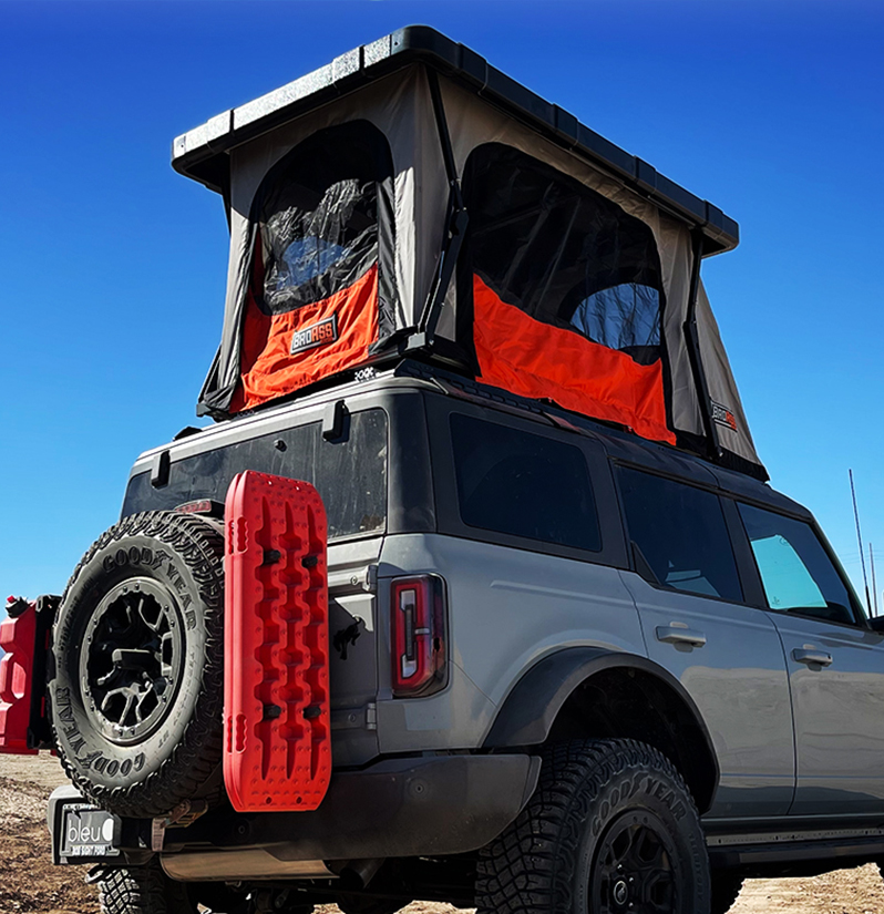 badass tents recon rooftop tent on new bronco mobile bottom