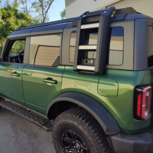 2021-26 Ford Bronco 4-Door Side Folding Ladder - WORKS WITH OEM ROOF RACK
