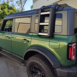 2021-26 Ford Bronco 4-Door Side Folding Ladder - WORKS WITH OEM ROOF RACK